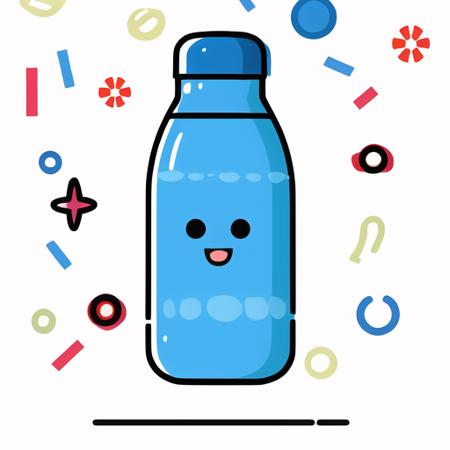 00536-2419346600-a blue bottle with a face and eyes,sticker, rough lines, vector, simple, flat illustration, mascot, Cartoon, white background, c.png